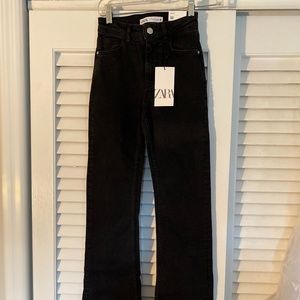 Zara Flare Fit Black Jeans